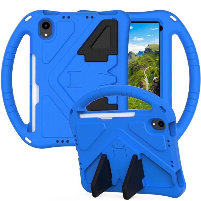 A-One Brand - iPad mini (2024/2021) Skal EVA Kickstand - Blå