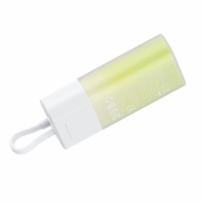 BASEUS - Baseus Powerbank 5200mAh Popsicle 20W - Vit/Grön