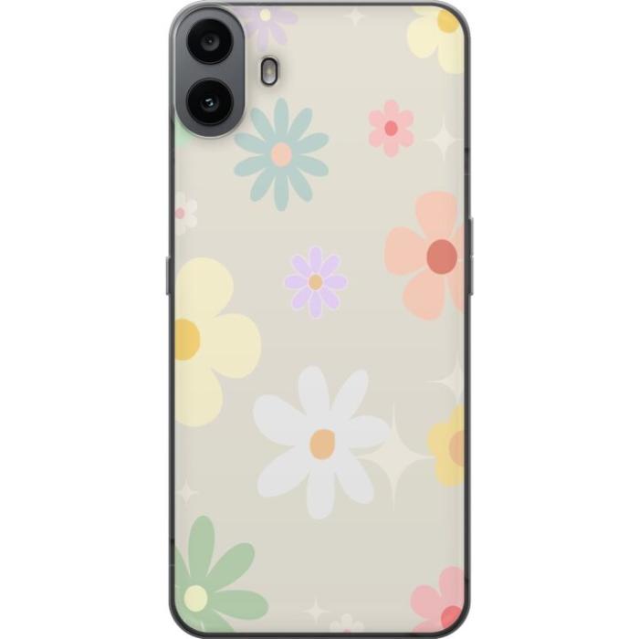 iSecrets - Mobilskal till Nothing CMF Phone 1 med fejdande blommor