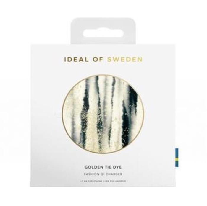 iDeal of Sweden - iDeal of Sweden Qi Trådlös Laddare - Golden Tie Dye