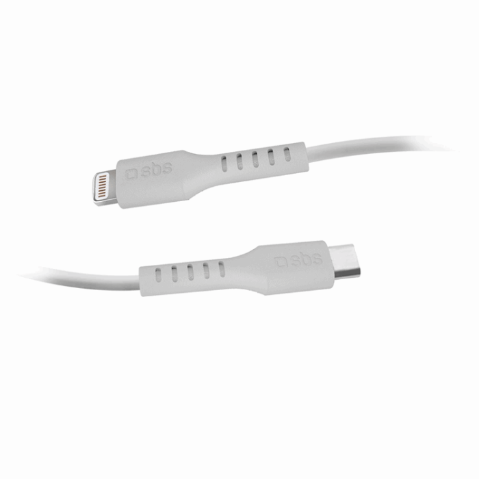 SBS - SBS USB-C - Lightning Kabel 1m MFi Certified - Vit