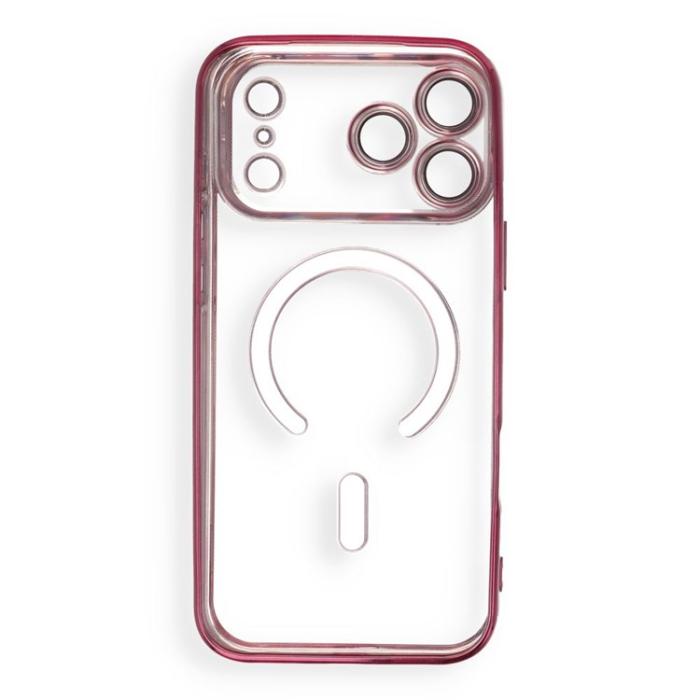 A-One Brand - Mobilskal För iPhone 18 Pro Max/17 Pro Max Magsafe Electro - Cherry