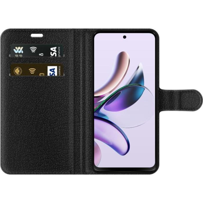 iSecrets - Plånboksfodral till Motorola Moto G13 med fejdande blommor