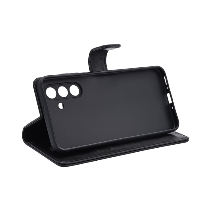 Radicover - Radicover Galaxy A56 5G Plånboksfodral RFID 3 Kort PU - Svart