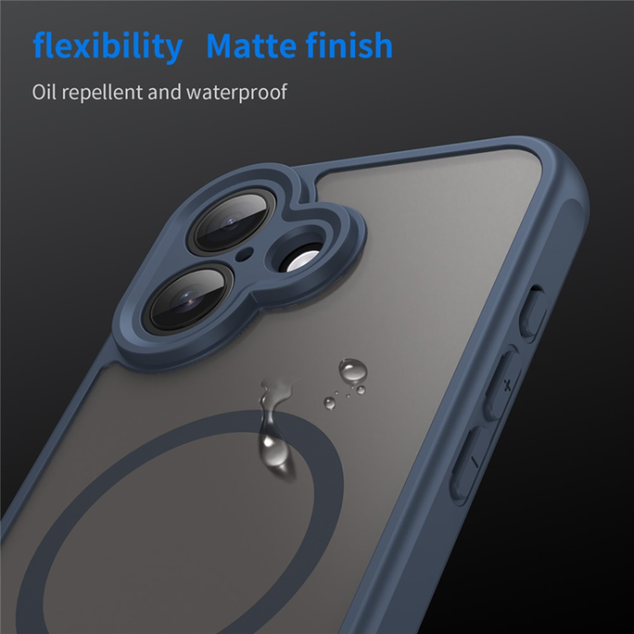A-One Brand - iPhone 17 Mobilskal MagSafe Anti Drop - Blå