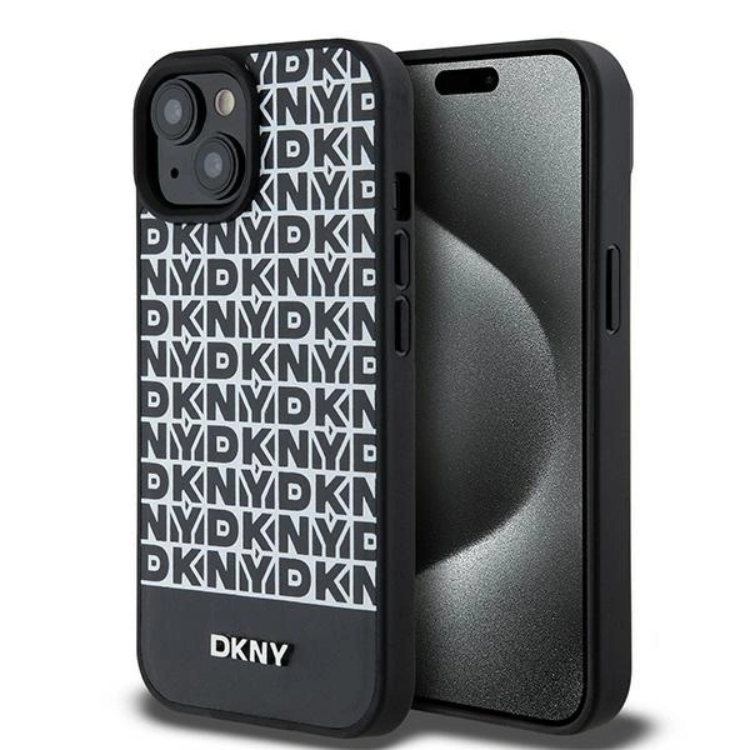 DKNY iPhone 15/14/13 Mobilskal Magsafe Läder Printed Pattern | 2353 | AlltMobil