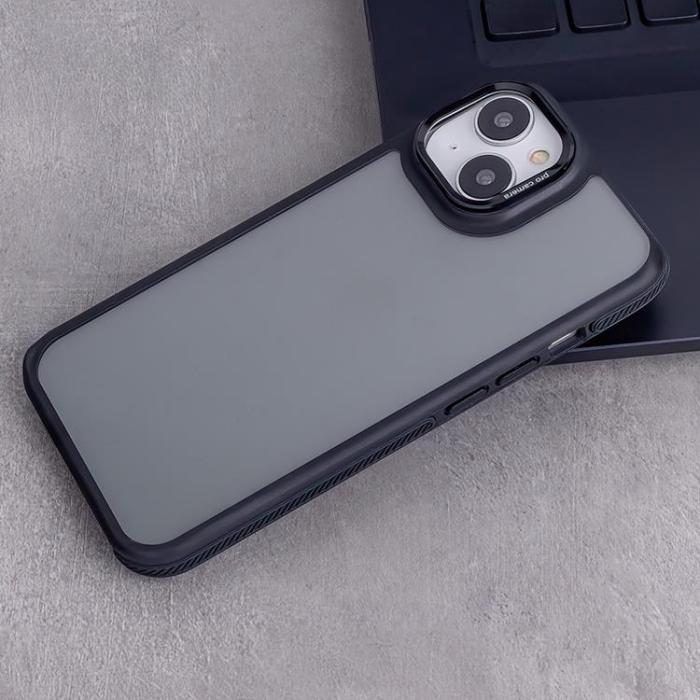 OEM - iPhone 12/12 Pro Mobilskal Crystal Black - Svart