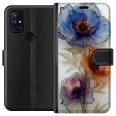 iSecrets - Plånboksfodral till OnePlus Nord N10 5G med Silkesblommor
