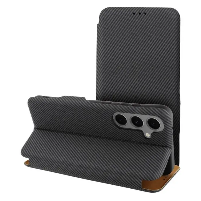OEM - Galaxy S25 Plus Plånboksfodral Folio Side Magnet - Grå
