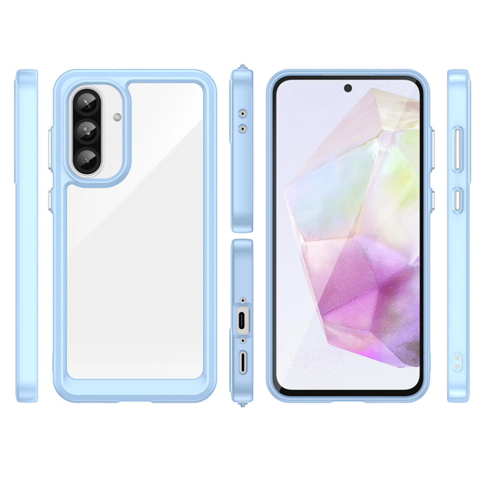 OEM - Galaxy A56 Mobilskal Outer Space - Blå
