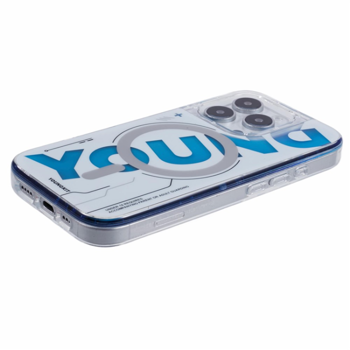 YOUNGKIT - YOUNGKIT iPhone 16 Pro Mobilskal MagSafe Kvicksand - Silver