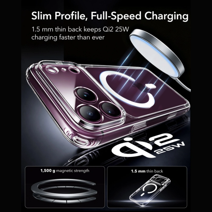 ESR - ESR Mobilskal För iPhone 17 Pro Max/18 Pro Max Magsafe med Skärmskydd