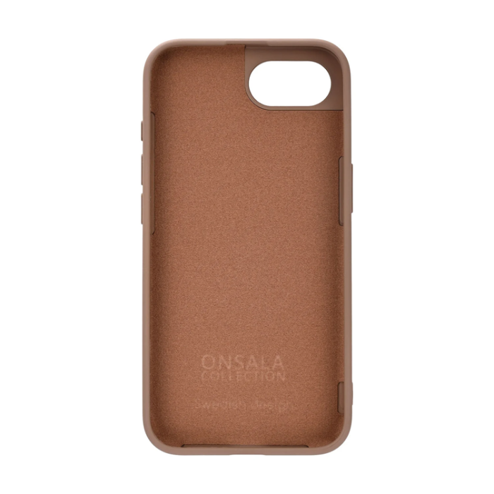 Onsala - Onsala iPhone 16e Mobilskal Silikon Återvunnen - Chocolate