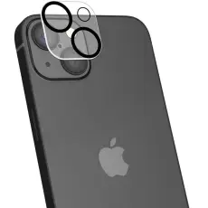 Celly - CELLY iPhone 15/15 Plus Kameralinsskydd H&auml;rdat glas