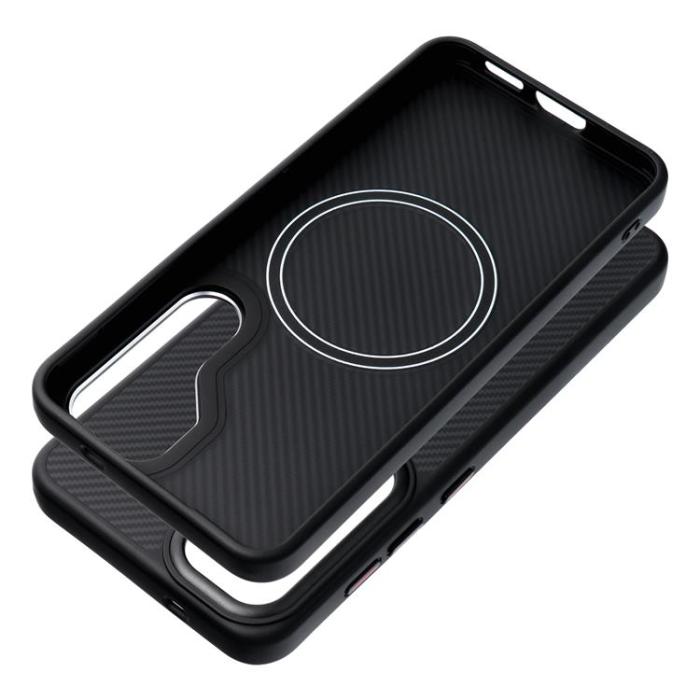 OEM - Galaxy S25 Ultra Mobilskal Magsafe Carbon Elite - Svart