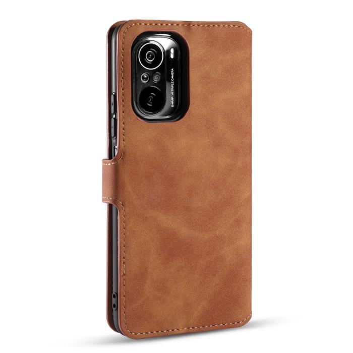 DG.MING - DG.MING Retro Plånboksfodral till Xiaomi Mi 11i / Poco F3 - Brun