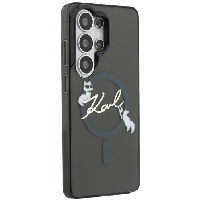 KARL LAGERFELD - Karl Lagerfeld Mobilskal För Galaxy S26 Ultra MagSafe IML KC Script - Svart