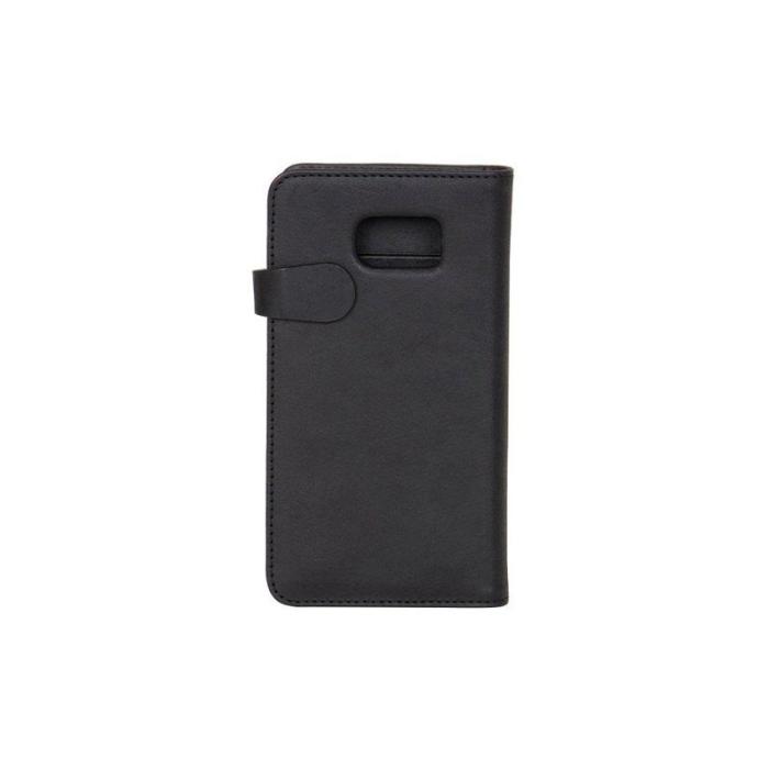 BUFFALO - BUFFALO äkta läder Plånboksfodral Samsung Galaxy S7 Edge - Svart