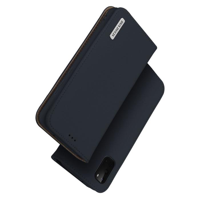 Dux Ducis - Dux Ducis Wish Series Äkta Läderfodral till Galaxy S20 - Blå