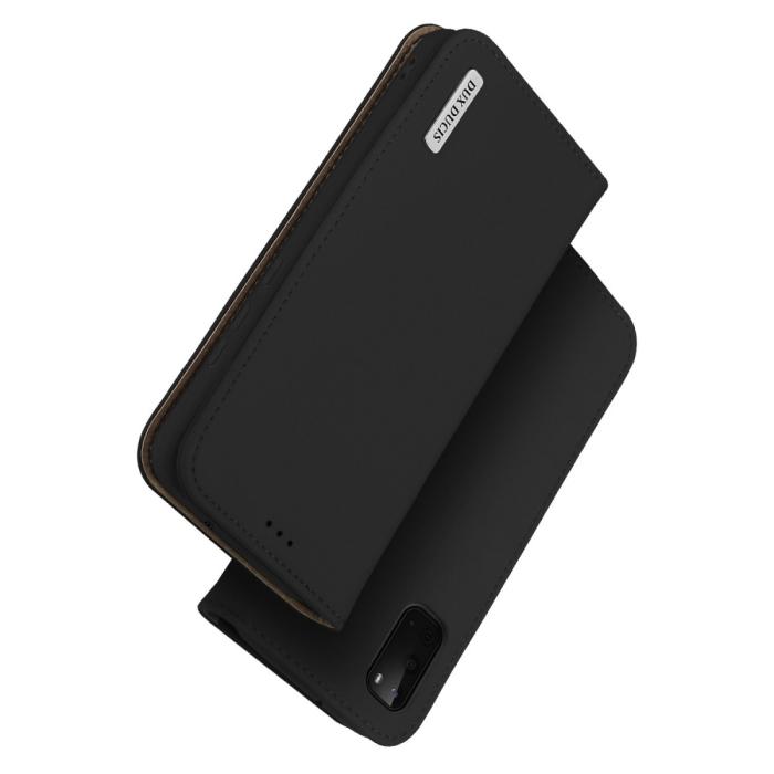Dux Ducis - Dux Ducis Wish Series Äkta Läderfodral till Galaxy S20 - Svart