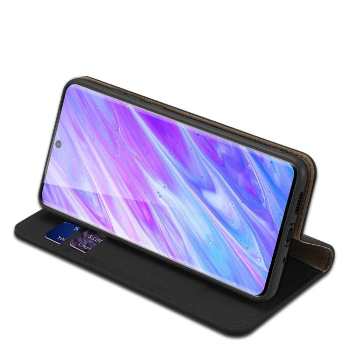 Dux Ducis - Dux Ducis Wish Series Äkta Läderfodral till Galaxy S20 - Svart