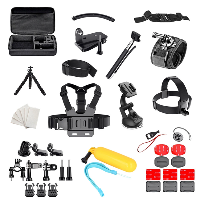 OEM - Set 50-i-1 tillbehör för GoPro SJCAM sportkameror