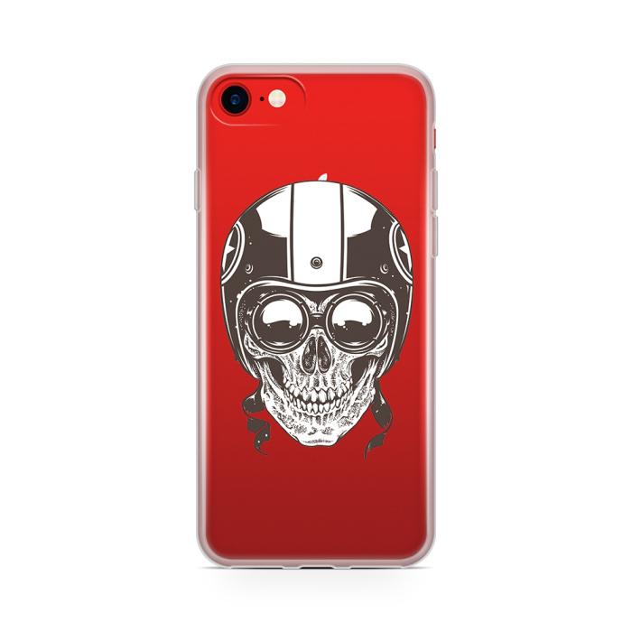 UTGATT5 - Skal till Apple iPhone 7 - Skull in Helmet