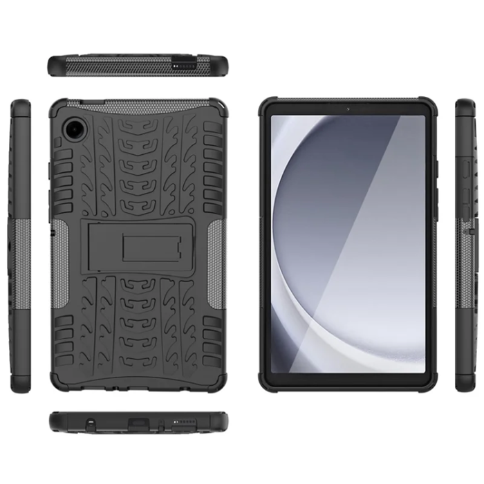 A-One Brand - Galaxy Tab A9 Skal Kickstand Tire Texture