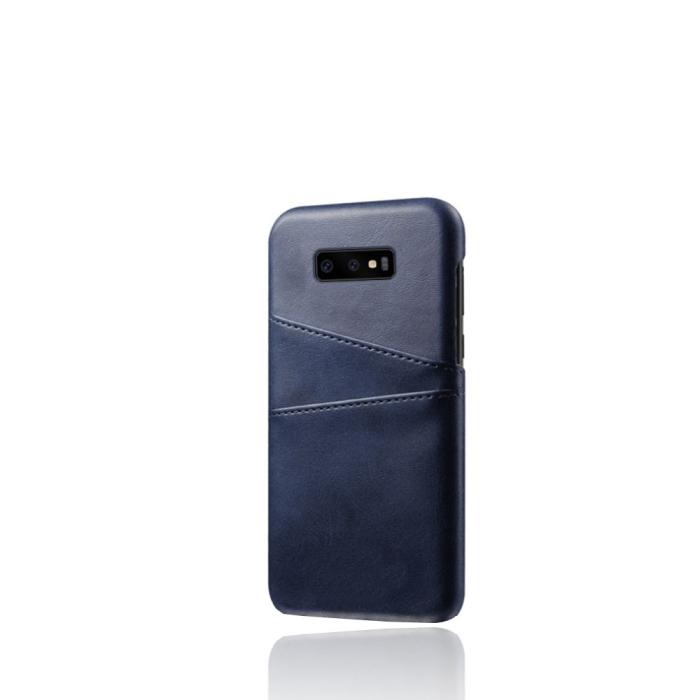 OEM - Skal med Kortfack för Samsung Galaxy S10e - Blå