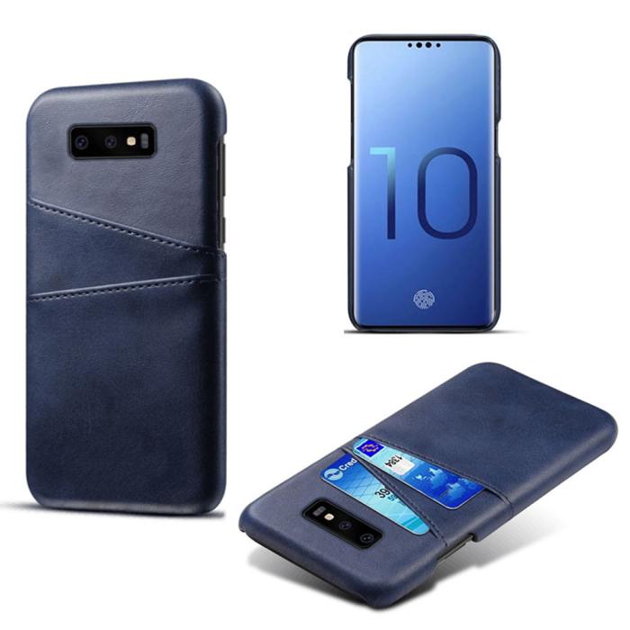 OEM - Skal med Kortfack för Samsung Galaxy S10e - Blå
