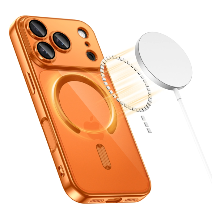 Tech-Protect - Tech-Protect iPhone 17 Pro Mobilskal Magsafe Flex - Cosmic Orange
