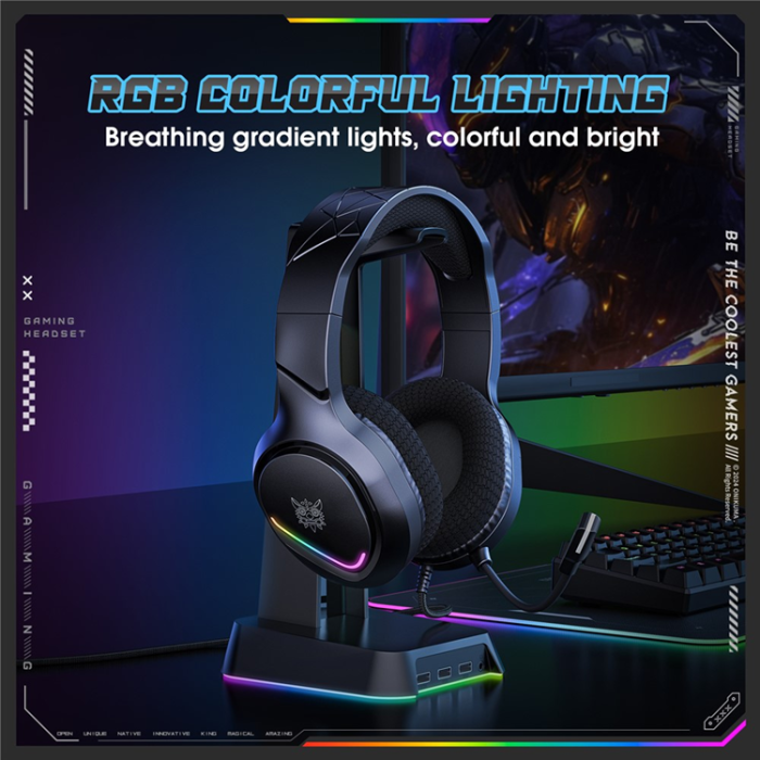 ONIKUMA - ONIKUMA Over-Ear PC Gaming Hörlurar Headset med Mikrofon X31