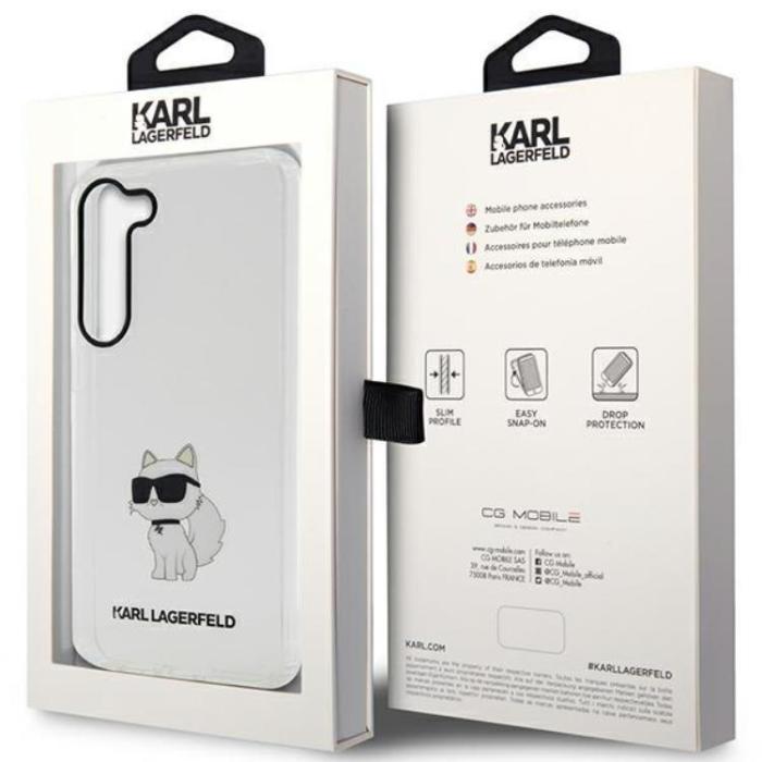 KARL LAGERFELD - Karl Lagerfeld Galaxy S23 Mobilskal Ikonik Choupette - Clear