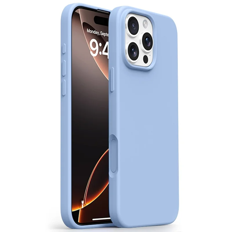 iPhone 16 Pro Max Mobilskal Ultra Thin Silikon - Haze Blå | 2353 | AlltMobil