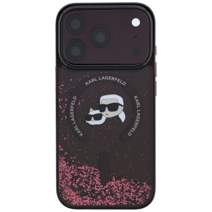 KARL LAGERFELD - Karl Lagerfeld Mobilskal För iPhone 18 Pro/17 Pro Magsafe Liquid Glitter