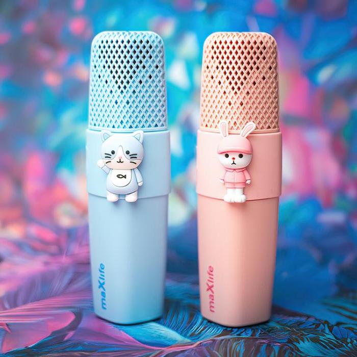 Maxlife - Maxlife Bluetooth Mikrofon med Högtalare Animal MXBM-500 - Blå