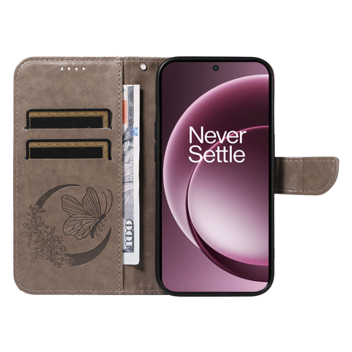 A-One Brand - OnePlus 15 Plånboksfodral Butterfly Pattern Konstläder