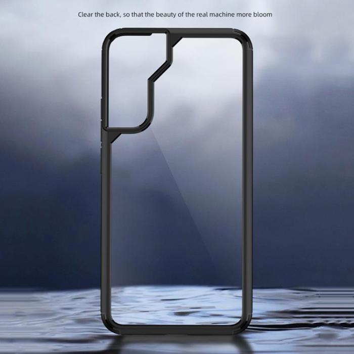 iPaky - IPAKY Acrylic Skal Galaxy S22 Ultra 5G - Svart