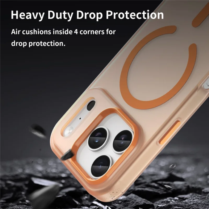 A-One Brand - iPhone 17 Pro Max Mobilskal MagSafe Matte Translucent - Orange