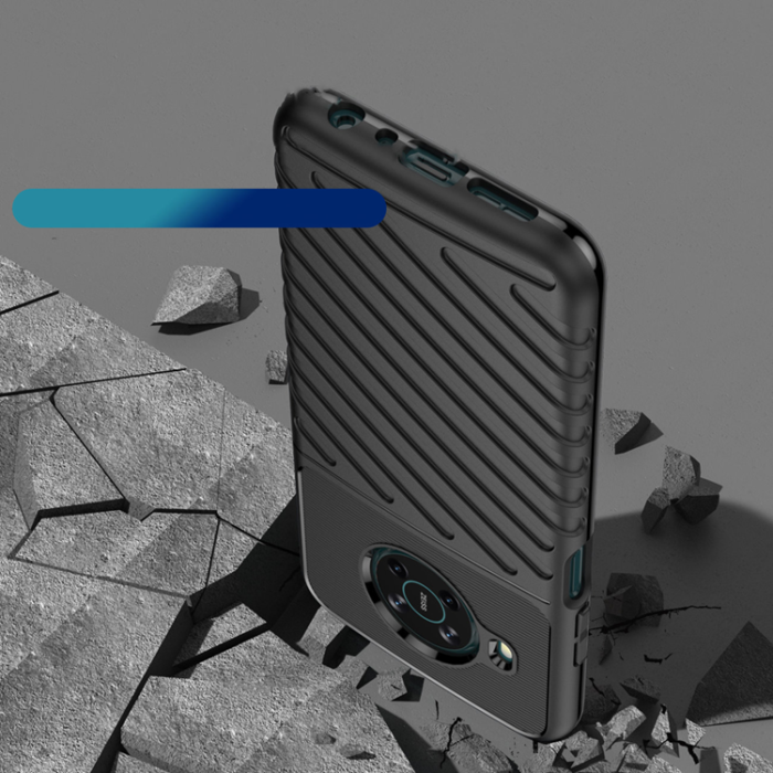 OEM - Nokia X100 Mobilskal Thunder Flexible Armored - Svart