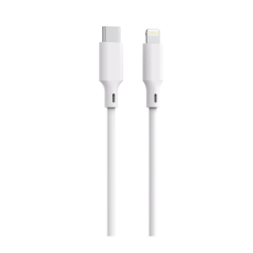 QUALO - QUALO USB-C till Lightning Kabel 1.5m 2.4A Recycling - Vit