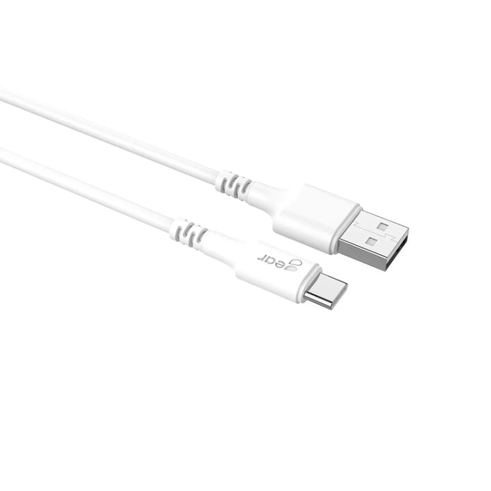 GEAR - GEAR USB-C till USB-A kabel 2.0 1m - Vit