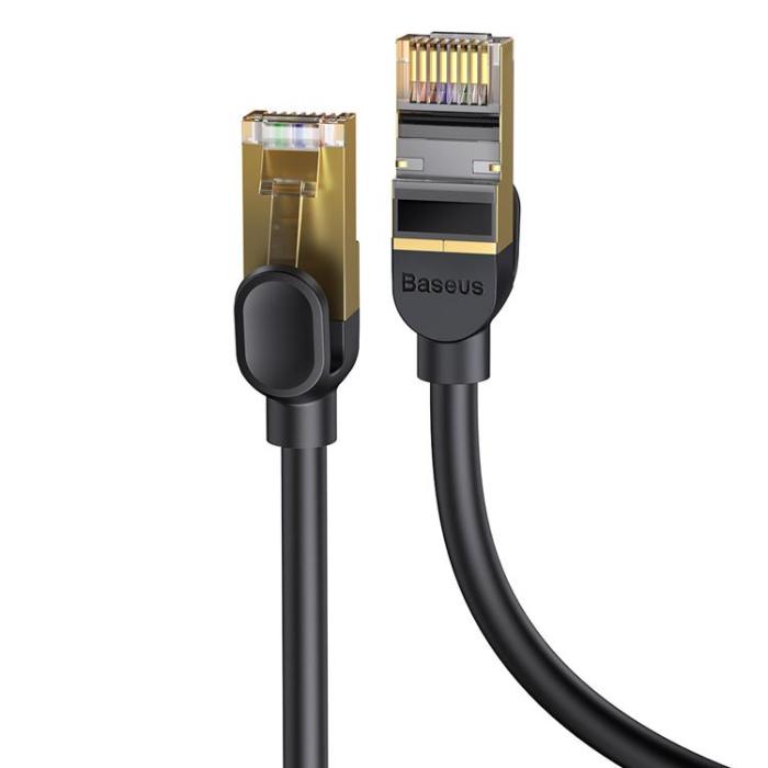 BASEUS - Baseus RJ45 Nätverk Kabel 1m High Speed - Svart
