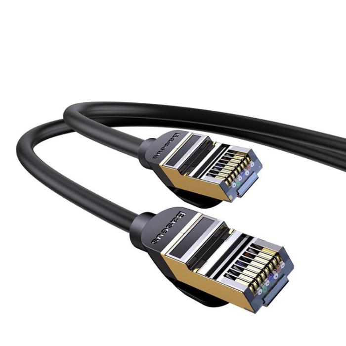 BASEUS - Baseus RJ45 Nätverk Kabel 1m High Speed - Svart