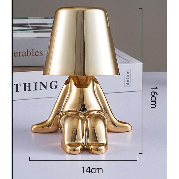 OEM - Bordslampa Vid Sängen GOLD MAN Seat (model 6) MLTL