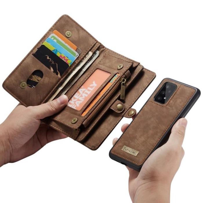 Caseme - CASEME Detachable 2-in-1 Plånboksfodral Galaxy A53 5G - Brun