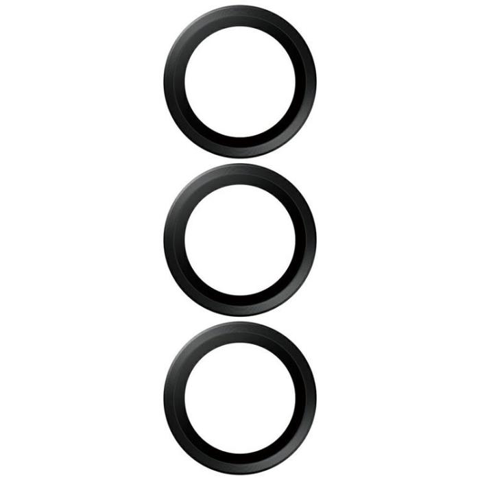 PanzerGlass - PanzerGlass Galaxy S25 Plus Kameralinsskydd Härdat Glas Hoops - Svart