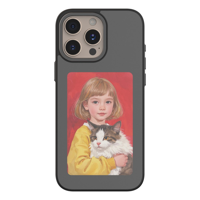 A-One Brand - iPhone 16 Pro Max Mobilskal E-Ink 4'' HD 4 Färger NFC