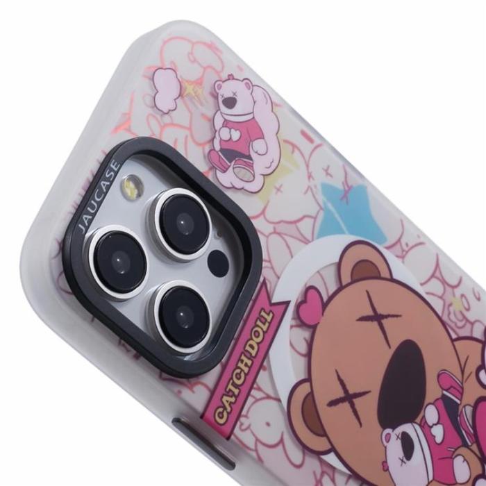 JAUCASE - JAUCASE iPhone 14 Pro Max Mobilskal MagSafe - Puppet Bear