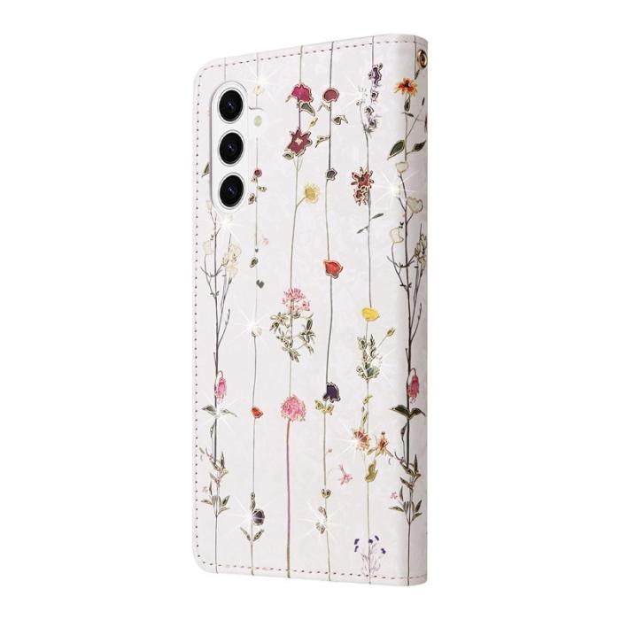 OEM - ABEEL Samsung Galaxy S26 Plus Plånboksfodral RFID-Skydd - Liten Blomma